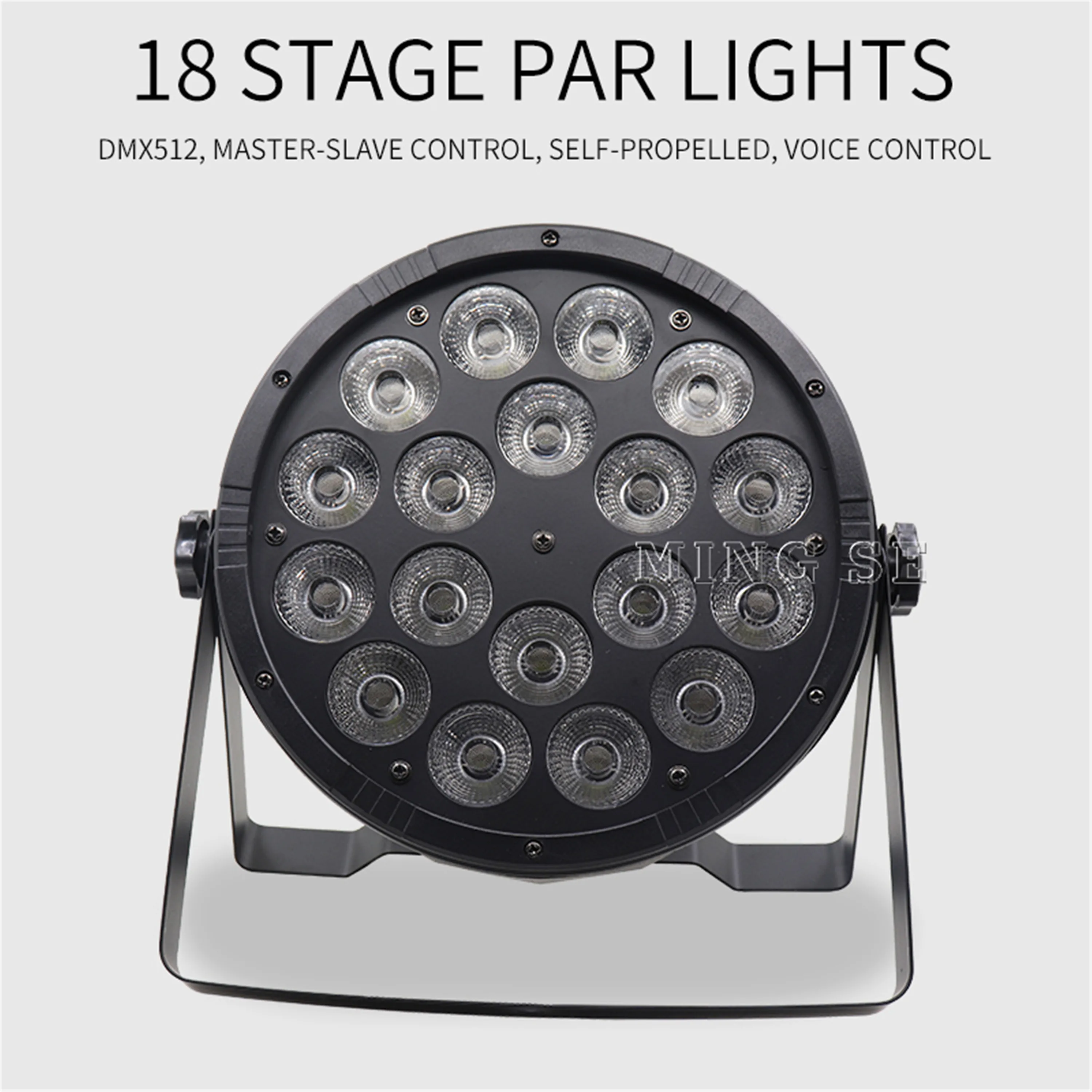 Плоский светодиодный прожектор Par 20 шт./лот 18x10 Вт 18*10 RGBW 4 в 1 PAR DMX512 контрольное