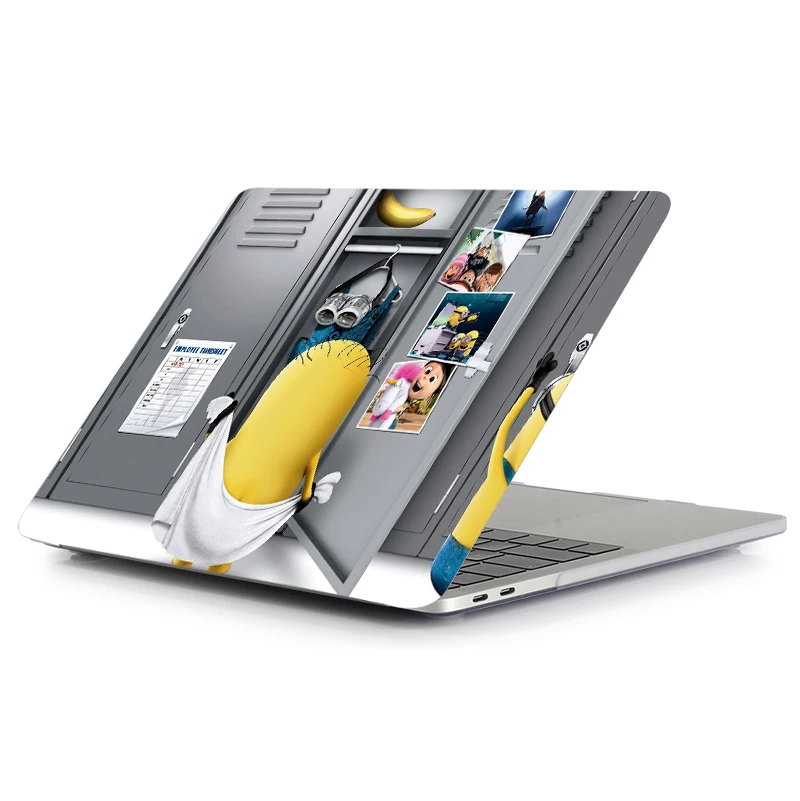 Чехол для ноутбука MTT с мультипликационным принтом для Macbook Air 11 13 Pro 13 15 Touch Bar PC, Жесткий Чехол 12 дюймов retina 13,3 15,4 дюймов, сумка для ноутбука