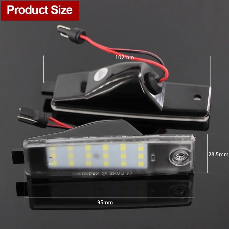 

Светодиодсветильник ПА для номерного знака LEXUS XU10 RX RX300 1999-2003 TOYOTA Hiace S.B.V/ Highlander/ RAV4 Scion XB, 2 шт.