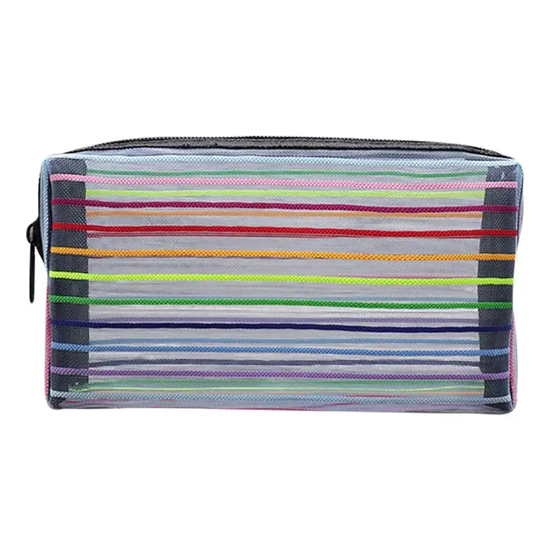 

Сумка-Органайзер для косметики женская, сетчатая, дышащая