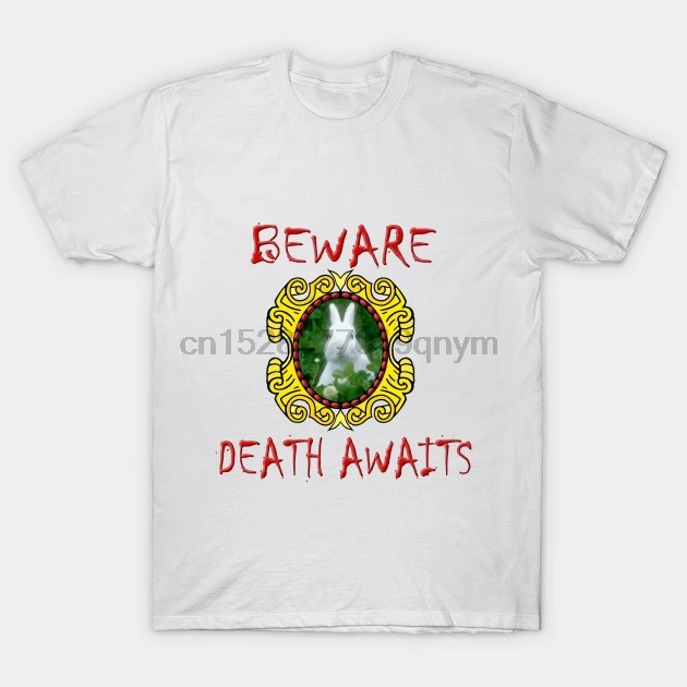 

Men t shirt Short sleeve Killer Bunny Death Awaits Funny T Shirt Women t-shirt tee tops