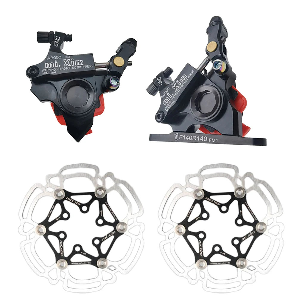 

Сплав велосипед гидравлические дисковые тормозной суппорт для езды на велосипеде спереди и сзади тяговое усилие дисковые тормозные суппор...