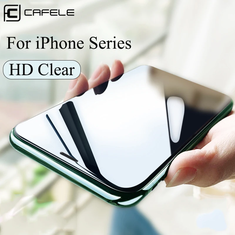 Защитное стекло CAFELE закаленное 3D HD для iPhone SE 11 Pro Max XS XR X защита экрана с защитой от