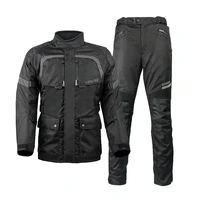 lyschy all seasons oxford windproof waterproof motorcycle jacket pants protective reflective motocross motorbike riding jacket