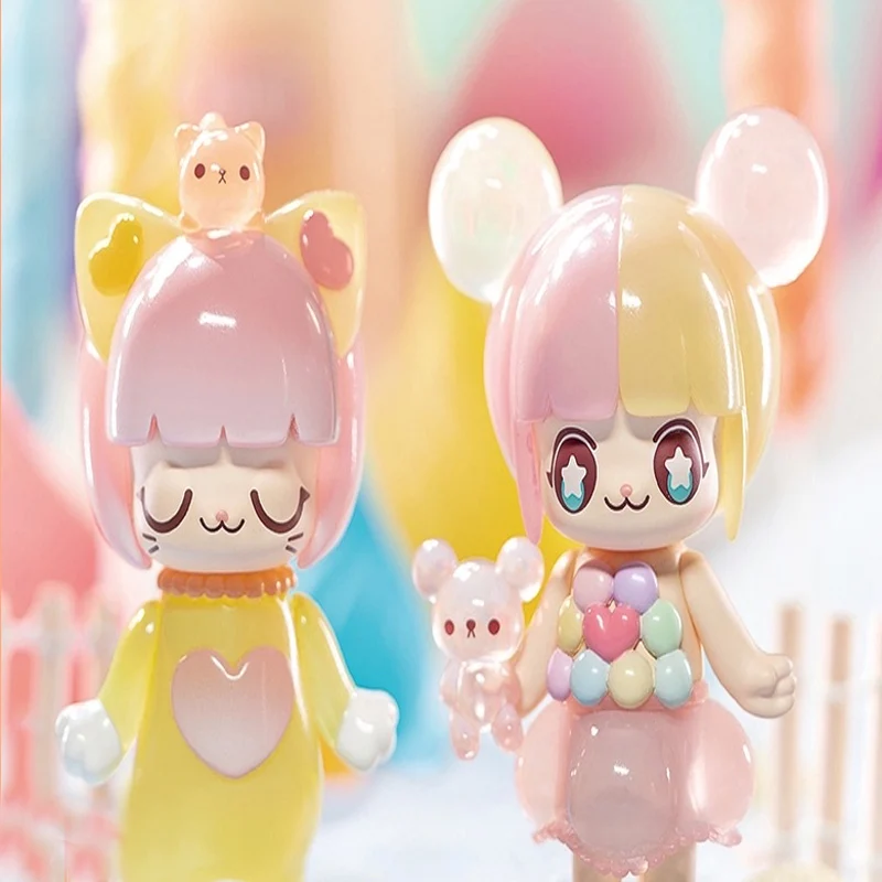 

Miki Dessert Party Series Blind Box Tide Play Hand-made Animation Girl Heart Doll Lovely Ornament Gift Miniso Guess Bag Toy Doll