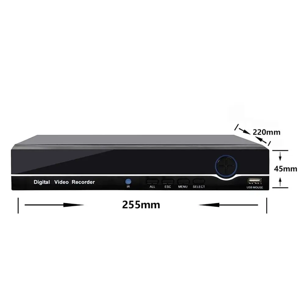 RUSFEIDA Распознавание лиц 4K 8MP 9CH видеорегистратор Регистраторы H.265 домашнего
