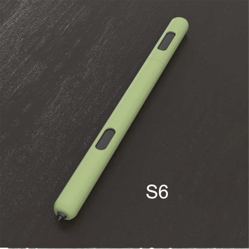 Simple business pencil case For Sam-sung Galaxy- Tab S6 S7 S-Pen Cover Cute Cartoon Tablet Silicone Pencil Case
