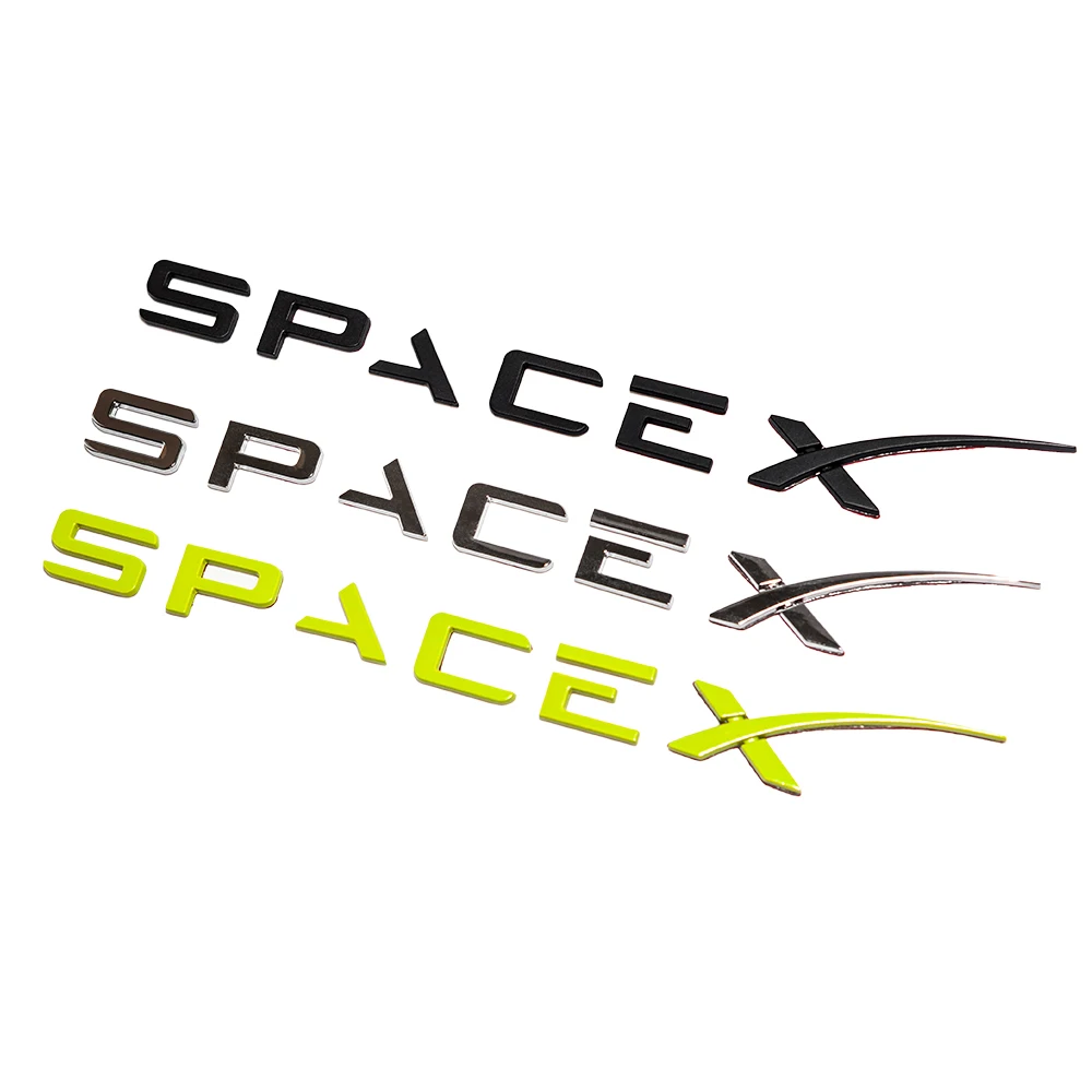 2021 новый автомобиль Space X Стикеры хвост ярлык с буквами для Tesla модель 3 Y