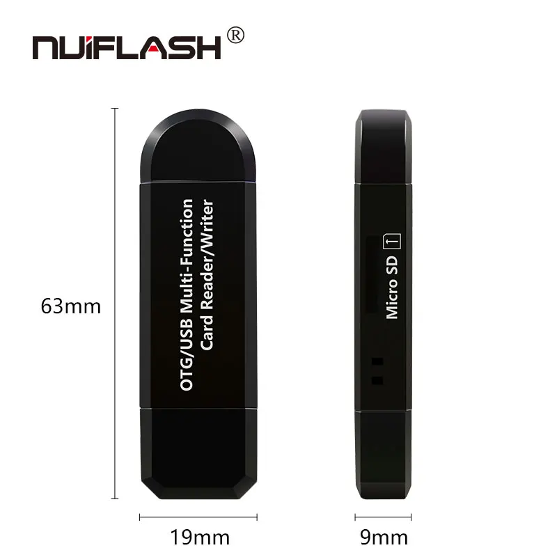 Micro USB и 2 в 1 OTG кардридер высокоскоростной 0 универсальный TF/SD для Android компьютера