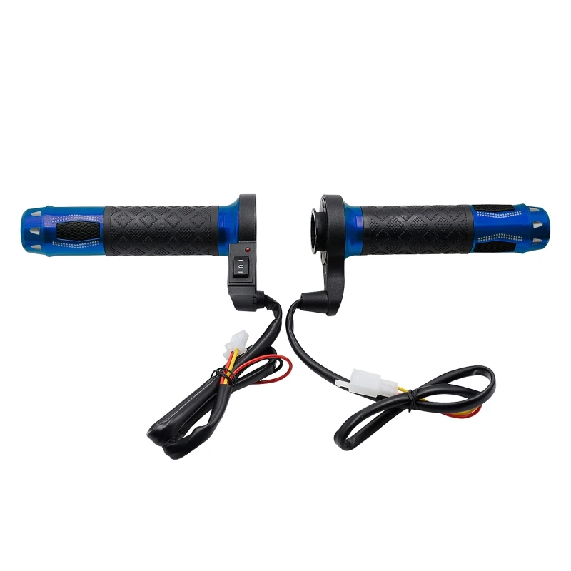 

Motorcycle Heated Grip Handle Warmers Motobike Heating Grips for 22mm Throttle B36B