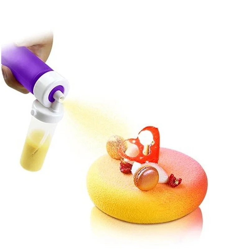 

Cake Manual Airbrush Spray Gun Decorating Spraying Coloring Baking Decoration Cupcakes Desserts Kitchen Pastry Tool Accessories