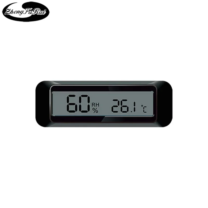 

Embedded panel mounted electronic digital thermometer and hygrometer button battery powered wine cooler and humidor