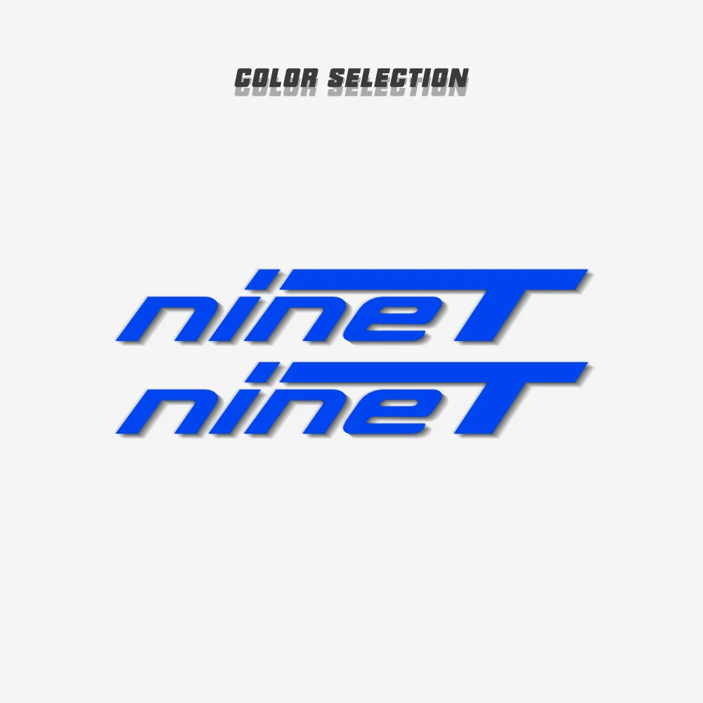 

Motorcycle sticker accessories bike Fuel tank Wheels helmet notebook Luggage reflective MOTO sign sticker For BMW NINET nine T