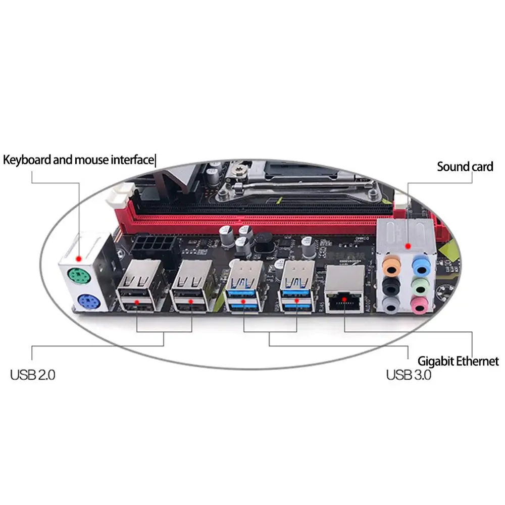 Материнская плата X99 LGA 2011 V3 разъем для Intel CPU E5 2678 с DDR3 ECC 1866 МГц 32 ГБ сочетают в себе