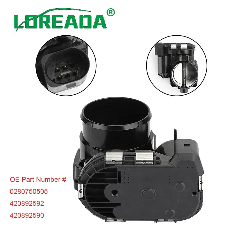 

Motor Boat Throttle Body Assembly 0280750505 420892590 420892592 420892591 For SeaDoo RXP RXT GTX GTS GTR