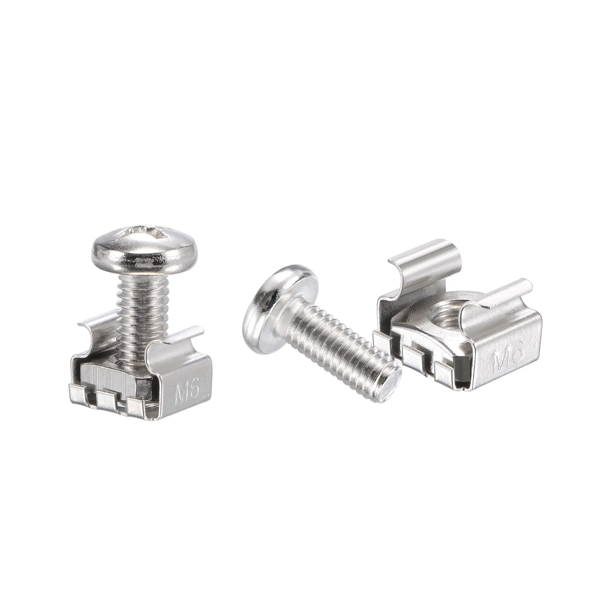 

Uxcell Rack Screws, M6x16mm Screws and Cage Nuts 50Set for Server Shelf Rack