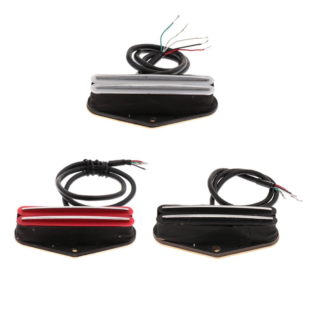 

Dual Rail Humbucker Guitar Bridge Pickup 5 WIRE for SQ ST Electric Guitar