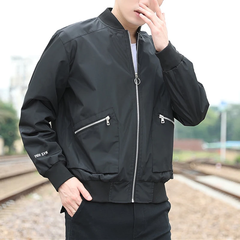 

New Fashion Streetwear Jacket Men Bomber Jacket Coat Pilot Jacket Coat Men Autumn Fashion Casual Zipper Male Cargo Coat for Man