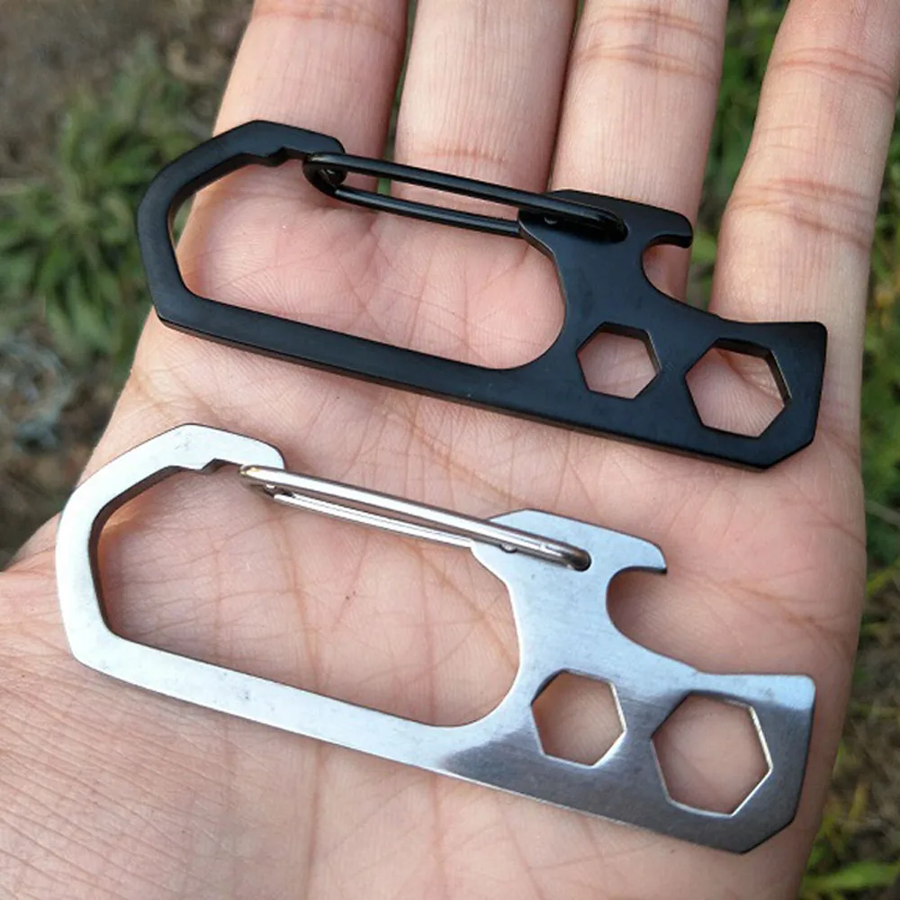 Открывалка для бутылок скалолазание застежка отвертка многофункциональные