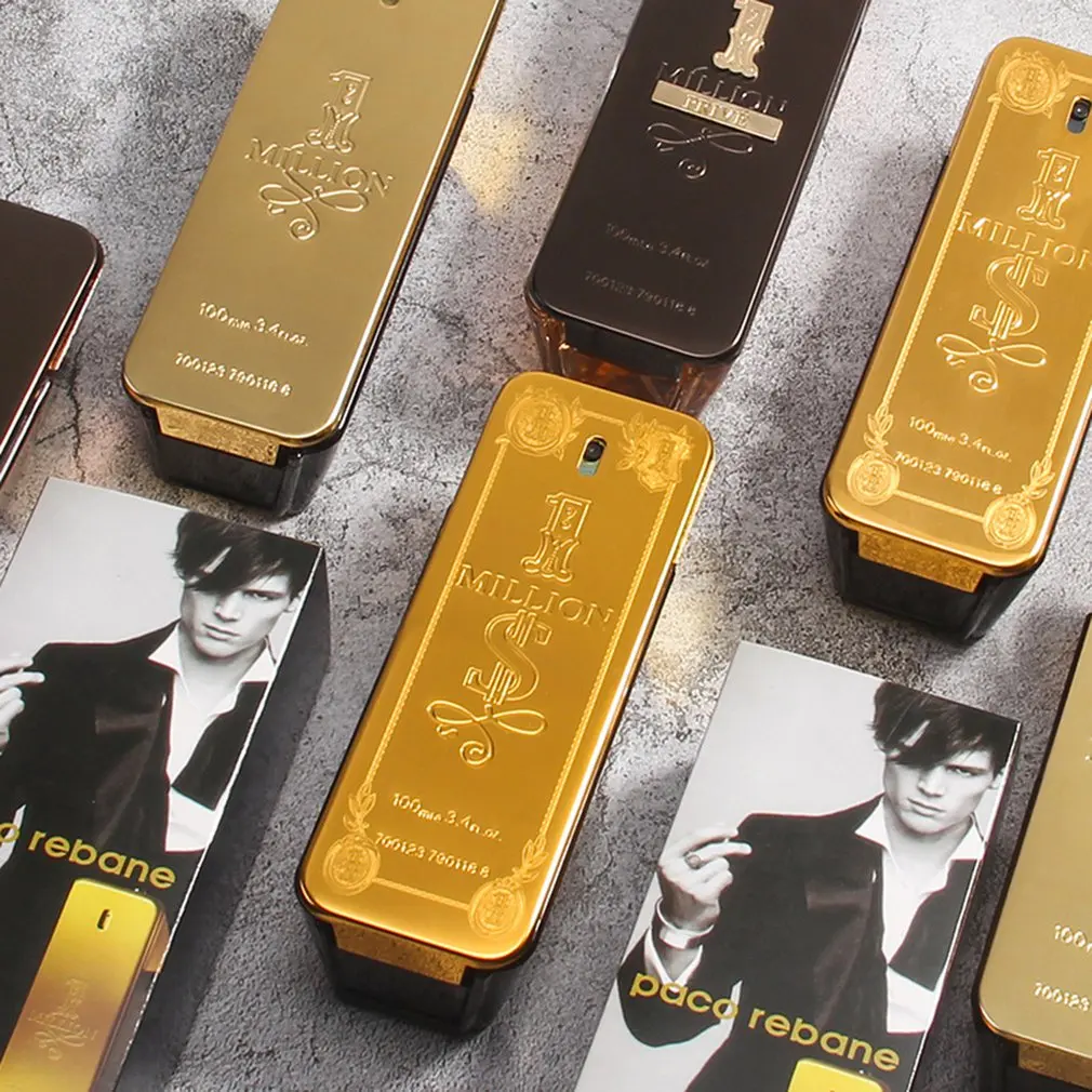 

Gold Millionaire Prive Men'S Fragrance 100Ml Temptation Woody Leather Tone Professional Fashion Portable