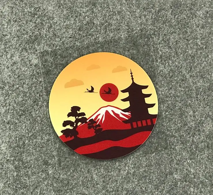 Светоотражающая наклейка Fuji Mountain Japan Rising Sun Drift Japanese JDM ретро-наклейки для