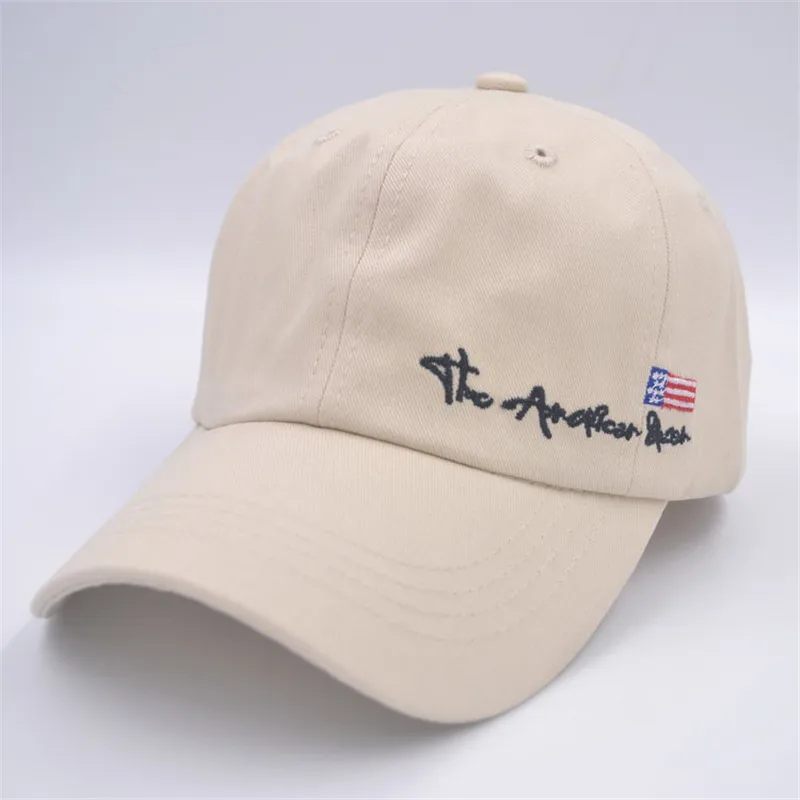 Американский флаг вышивка хлопковая Бейсбол Кепки Регулируемый бейсболка кепка