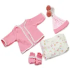 Одежда для кукол новорожденных, платье высокого качества, одежда из хлопка подходит для мальчиков и девочек 50-58 см, Куклы новорожденных