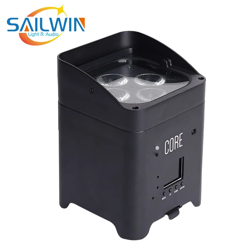 4 шт./партия беспроводные Светодиодные УФ прожексветодиодный для сцены х18