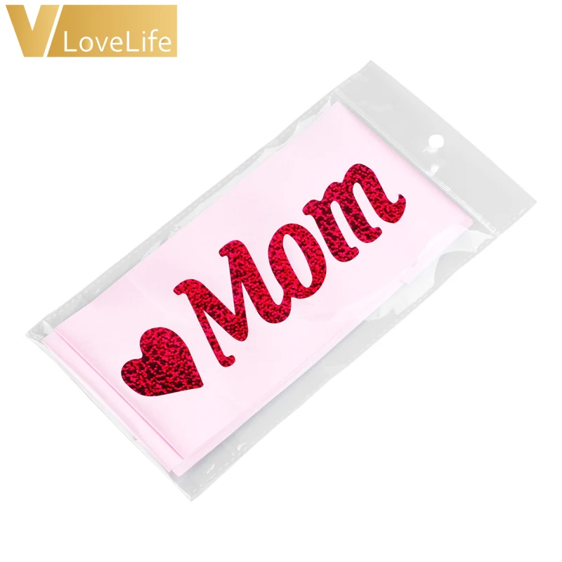 Пояс для душа мамы и ребенка пояс вечеринки сатиновый декоративные изделия 9 5x80