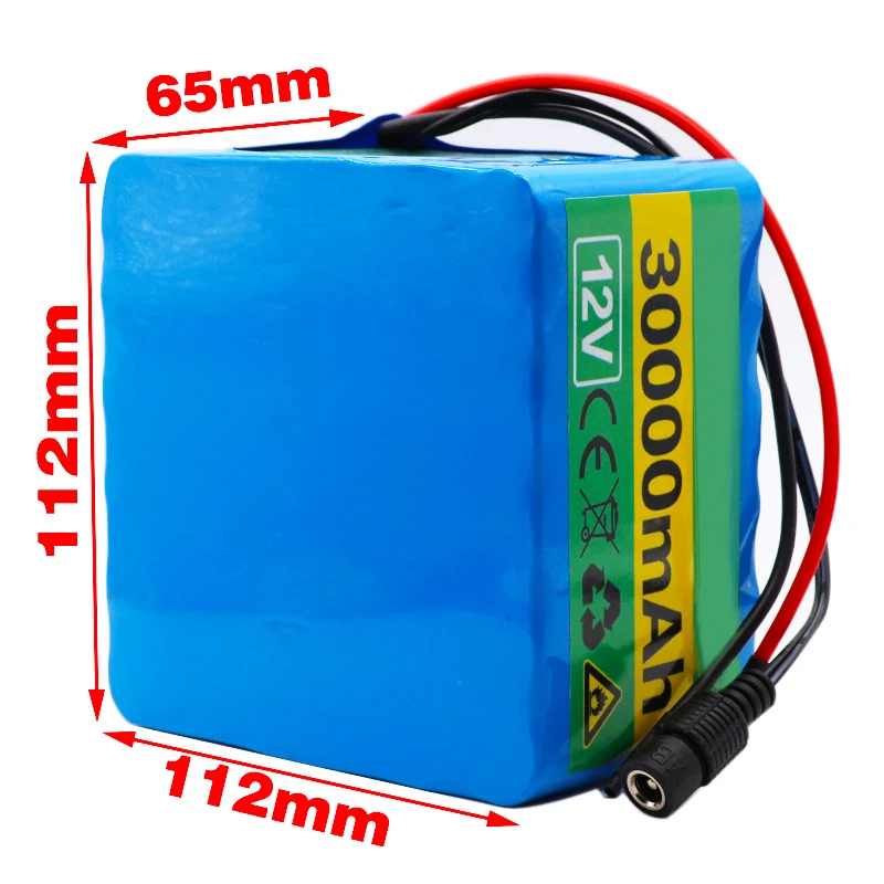 Harga GTF 12V 30Ah 3S12P 11.1V 12.6V Lithium Battery Pack Untuk Inverter Lampu Xenon Lampu Jalan PJU Tenaga Surya Jalan-jalan Mobil Dll + Charger