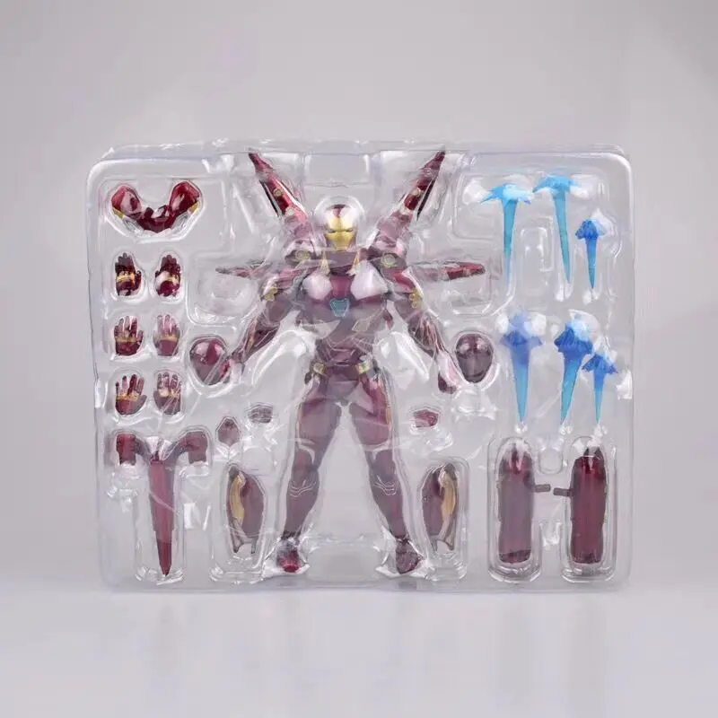 SHF Железный человек MK50 нано набор оружия 2 фигурка из чудный Фильм Мстители 4 эндигра игрушки куклы подарок на Рождество