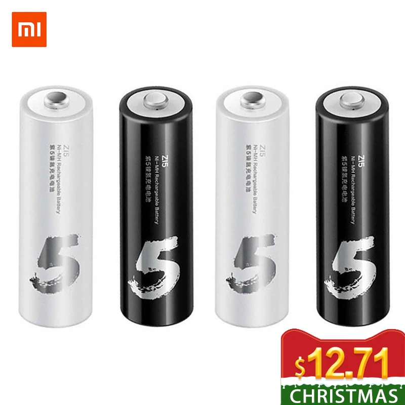 ZMI 4 шт./лот ZI7 ZI5 AAA AA 700mAh 1800mAh 1,2 V перезаряжаемый Ni-MH аккумулятор ZIM power Bank# перезаряжаемый аккумулятор