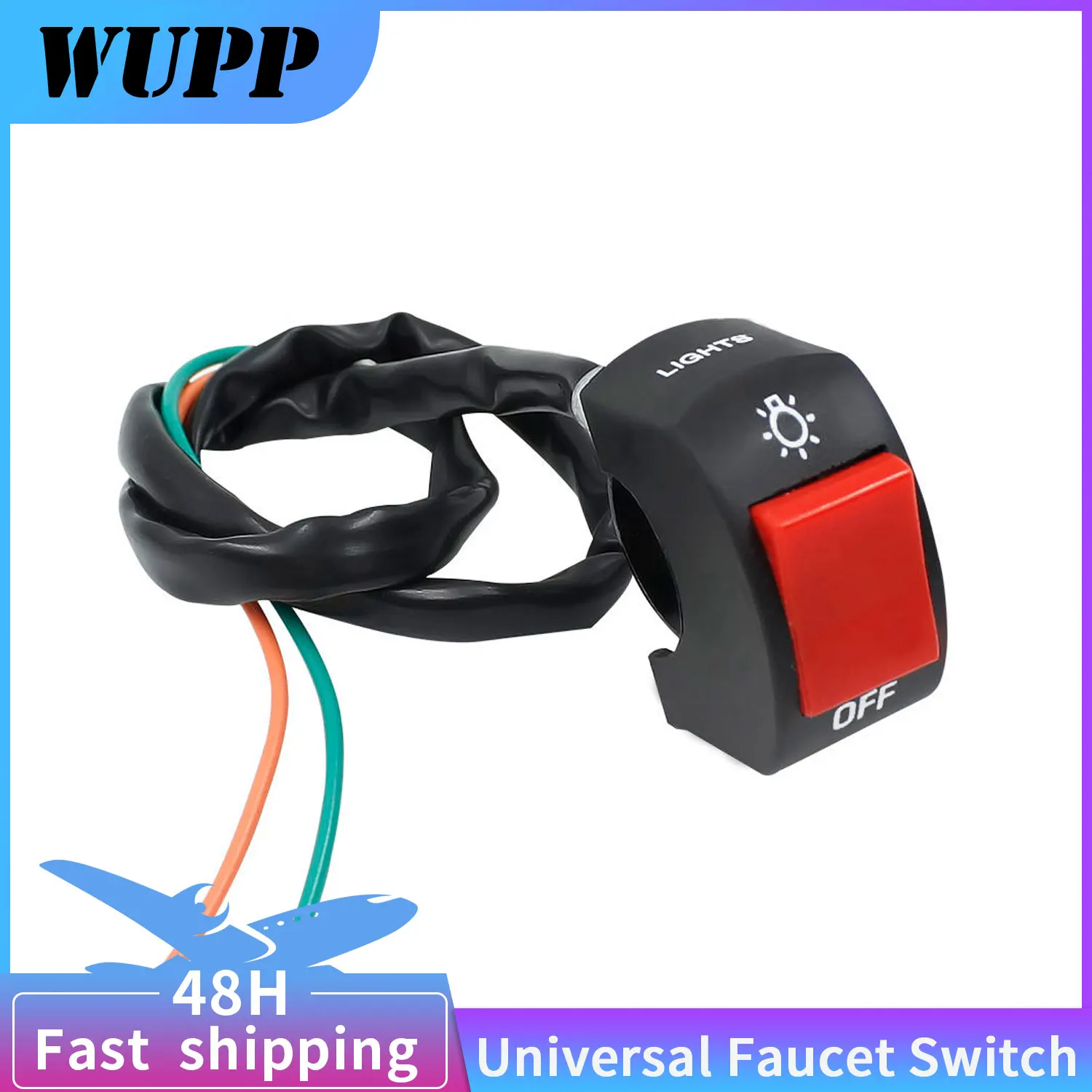 Универсальная кнопка включения и выключения WUPP светодиодный дисплей подходит