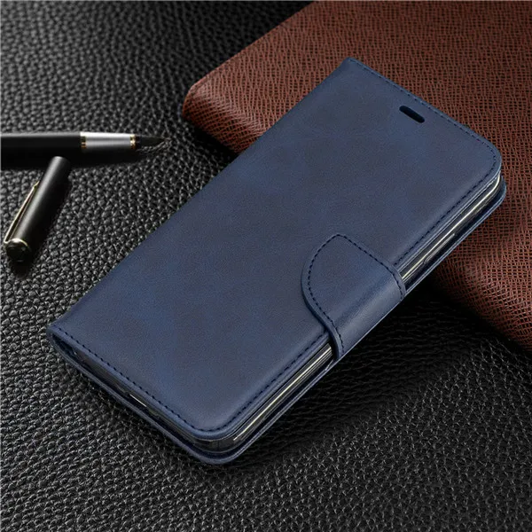 Кожаный флип-чехол для iPhone X Xs Xr Max XI XIR XSMAX Fundas Capa Wallet Stand чехол для iphone 8 7 6 6s Plus 5 5S coque - Цвет: Blue