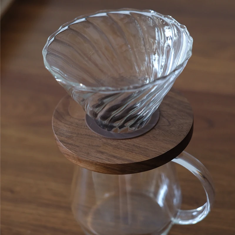 

Coffee filter reusable Heat-resistant Glass V60 Coffee Dripper Paper Cone Filters Barista tools Pour Over Coffee Brewing Cup