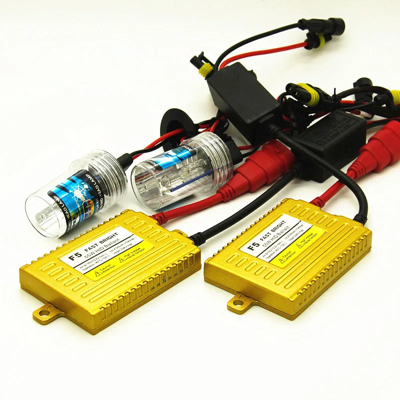 Ксеноновая лампа H7 55 Вт переменного тока 12 В HID ксеноновая для фар H1 H3 H11 h7 9005 9006
