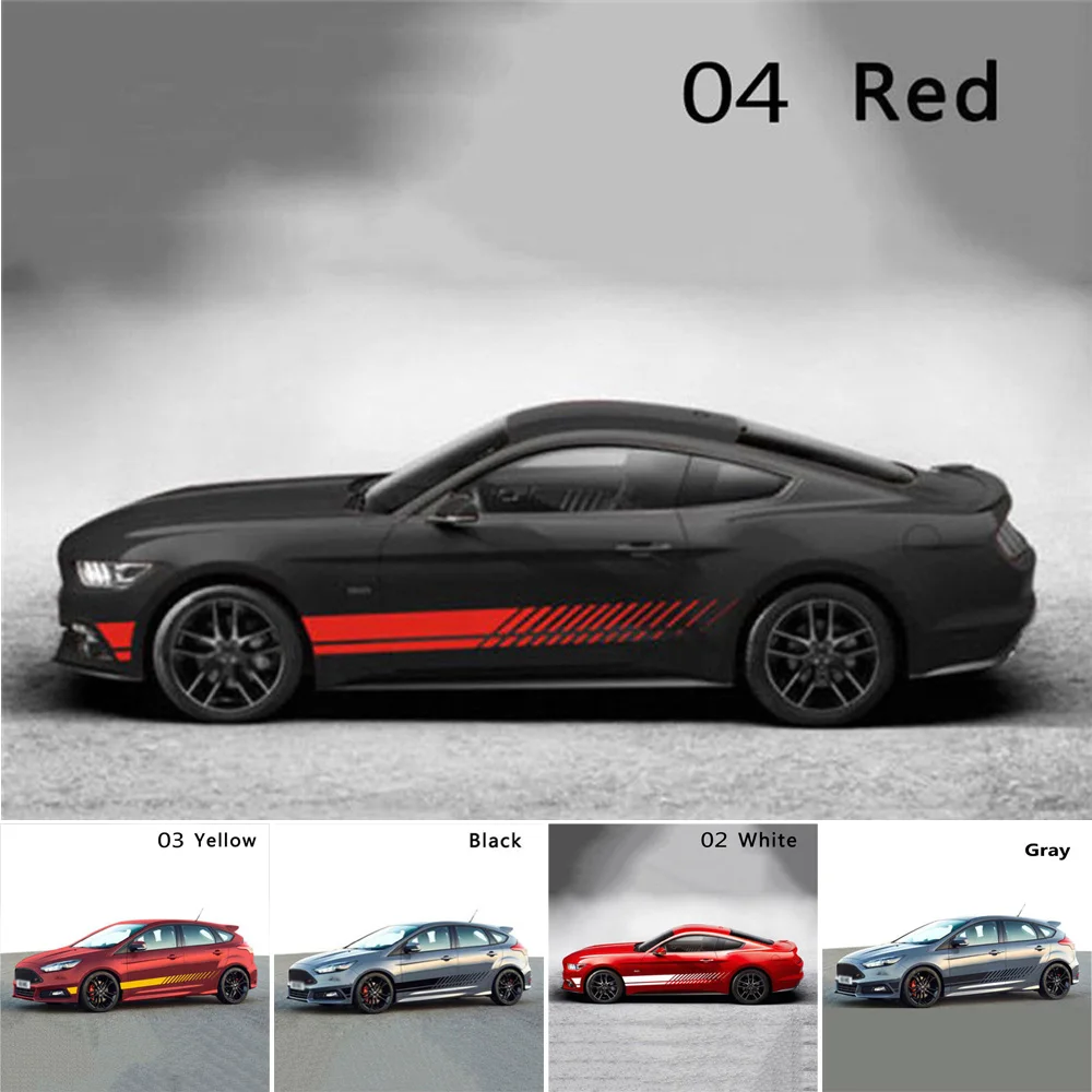 

Fade resistant Car stickers Sport Racing Graphic Truck Body Vinyl Decor Replacement