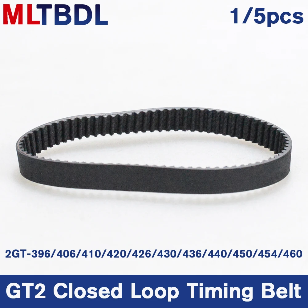 

3D Printers Parts GT2 Closed Loop Timing Belt Rubber 2GT 6mm396 406 410 420 426 430 436 440 450 454 460mm Synchronous Belts Part