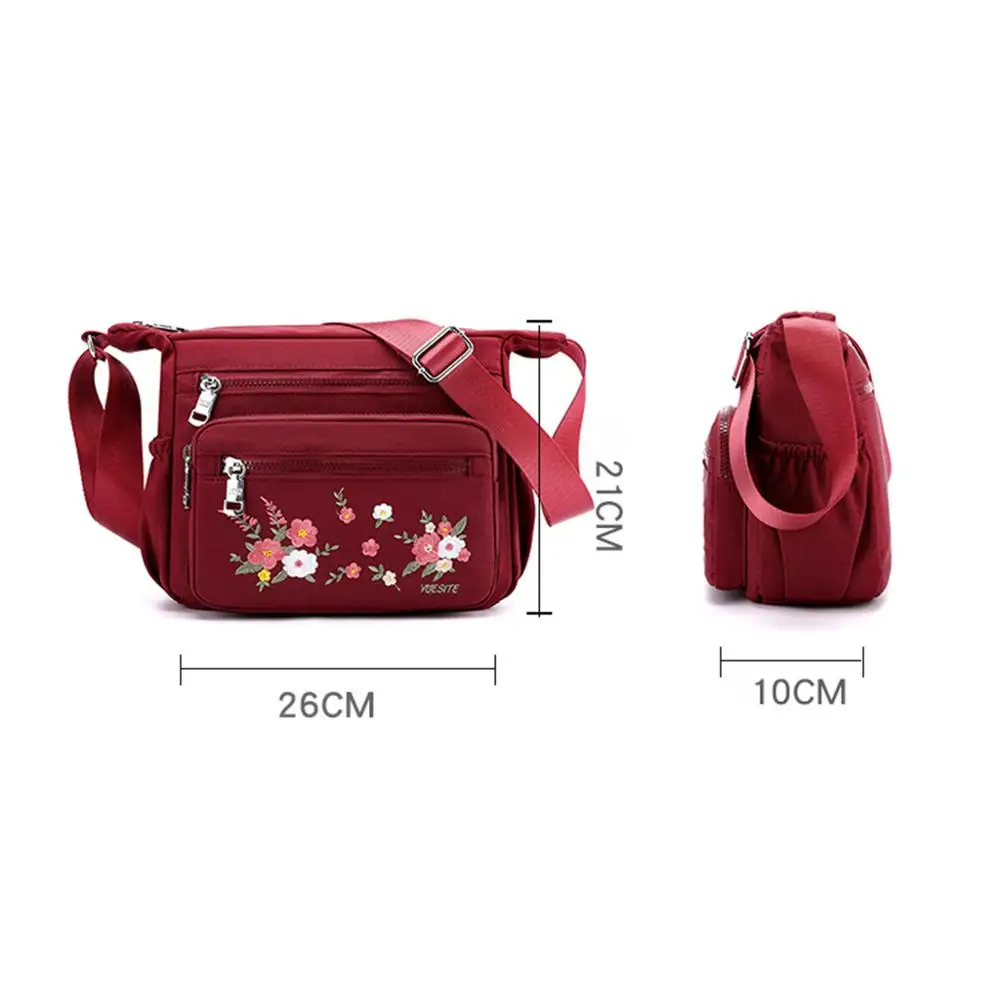 Женская сумка через плечо сумки мессенджеры модные с несколькими карманами для