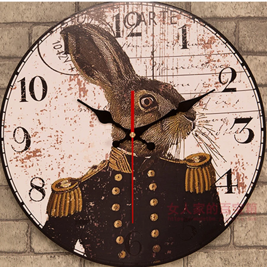 Классические настенные часы в стиле ретро для спальни классические деревянные