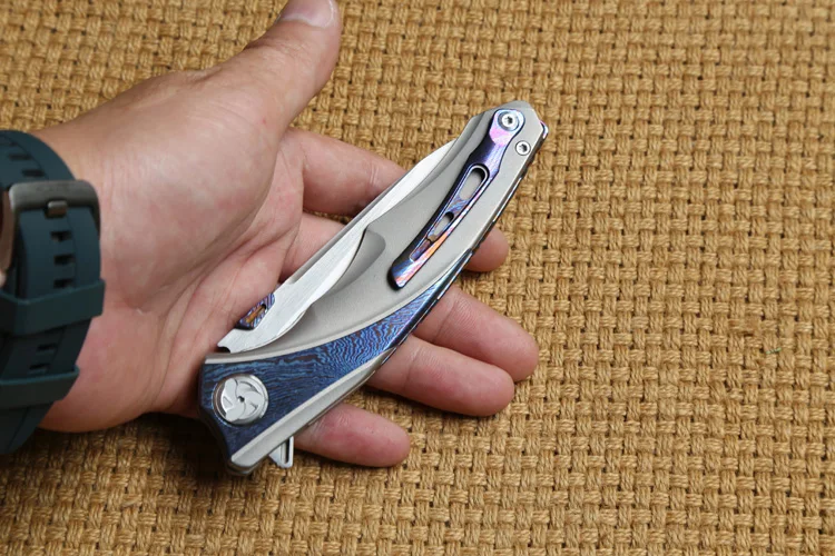 LiBinGEDC, складной нож Raptor Flipper, титановая ручка S90V, лезвие, для улицы, тактические, для кемпинга, ножи для выживания, инструменты для повседневного использования