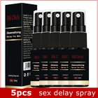 5 шт., дезинфицирующий спрей для мужчин, мощная продукция для задержки секса, расширитель пениса, предотвращает преждевременную эякуляцию, продлевает 60 минут 18 +
