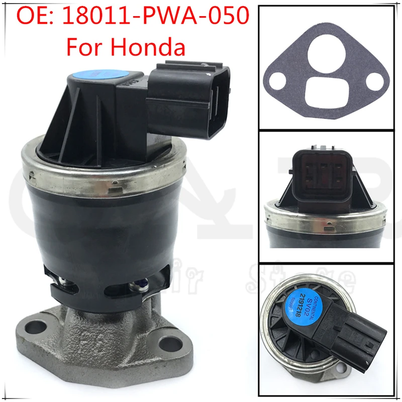 

New EGR Valve with Gasket For Honda Civic 1.3L 1.8L Odyssey 2.3L 18011PWA050 EGR4298 70-6193 18011-PWA-050 18011 PWA 050