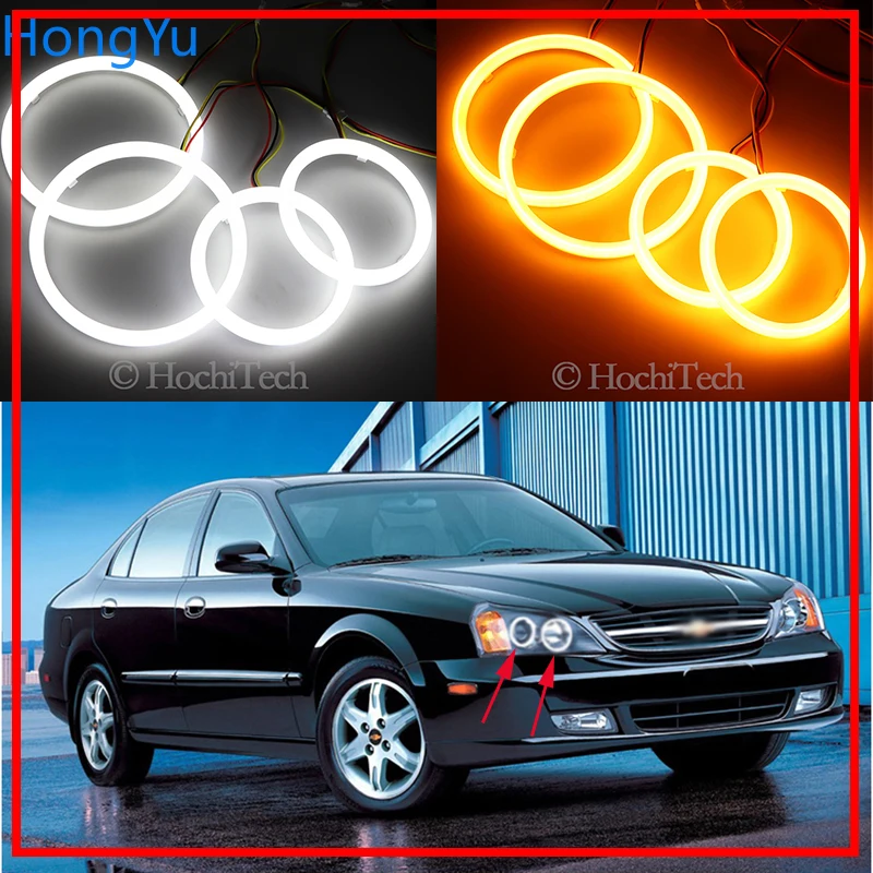 Светодиодный поворотник с хлопковым переключением белый Янтарный ангельский