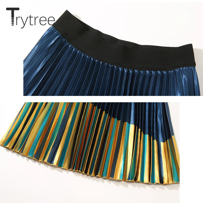 Женский винтажный комплект Trytree повседневный однотонный из двух предметов