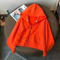 casual two piece hoodie and pants korean loose patchwork new sportswear womens autumn 2021 pure cotton short hooded