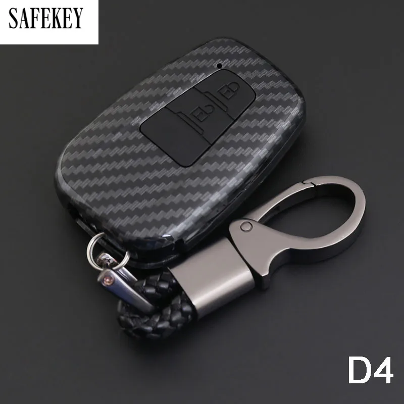 Чехол для автомобильного ключа из углеродного волокна чехол Toyota Land Cruiser Prado Camry Prius