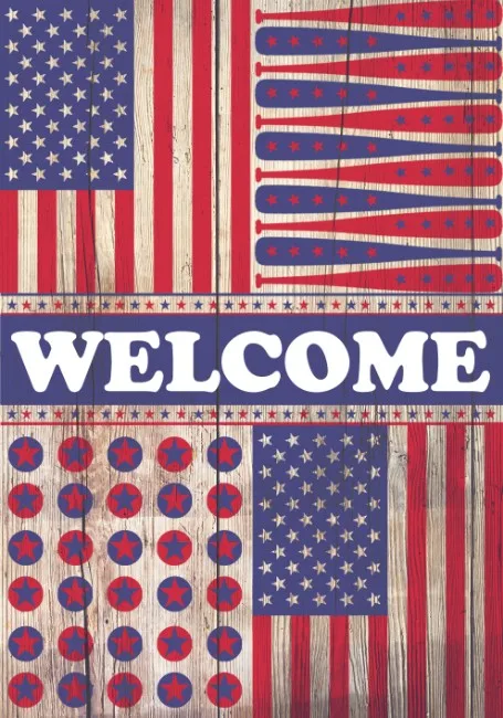 

own design spring summer autumn winter four seasonal Double-Sided Garden Flag set