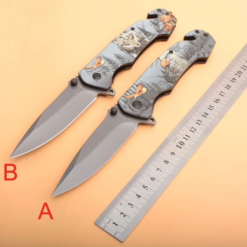 Топ FA18 все стальные 3D Ручка для печати оттиска складной карманный нож 5CR13M лезвие