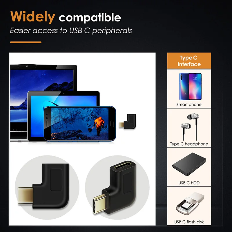 Кабель Type C OTG USB M к F адаптер для зарядки и синхронизации конвертер ноутбуков Xiaomi